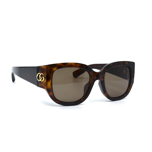 NEW GUCCI GG1599SA 002 HAVANA BROWN AUTHENTIC SUNGLASSES - Picture 1 of 14